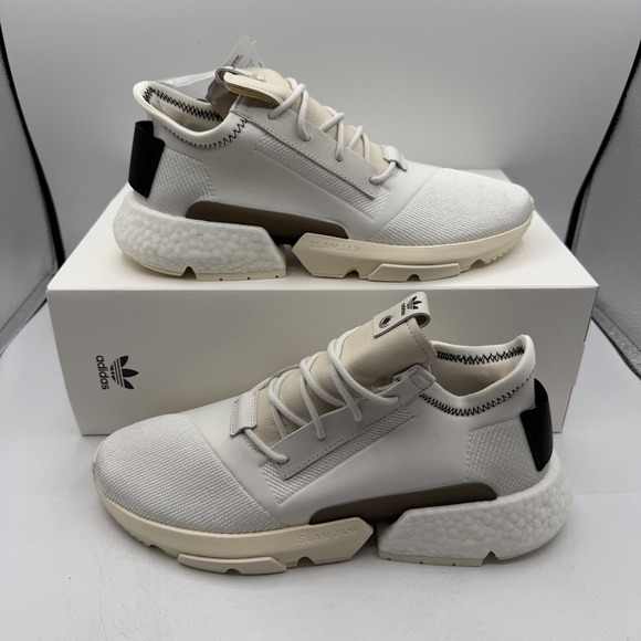 Adidas POD S3.1 Slam Jam Running Shoes Mens 10 White Training Sneakers BB9484